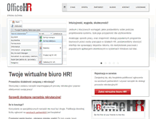Tablet Screenshot of officehr.pl